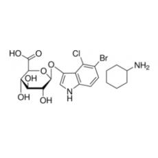 5-溴-4-氯-3-吲哚基-beta-D-葡萄苷酸环己氨盐 （X-Gluc）